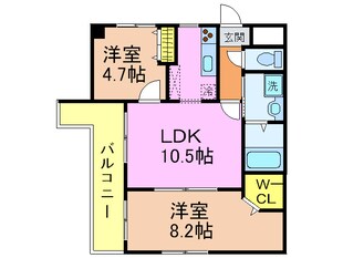 コウベア－バンⅢの物件間取画像